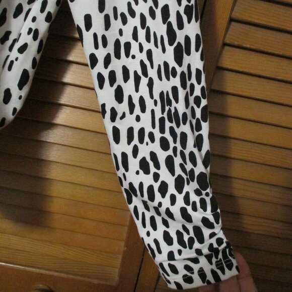 Crown & Ivy NEW top, long sleeve, oversized, soft black & white knit size L - Picture 7 of 10